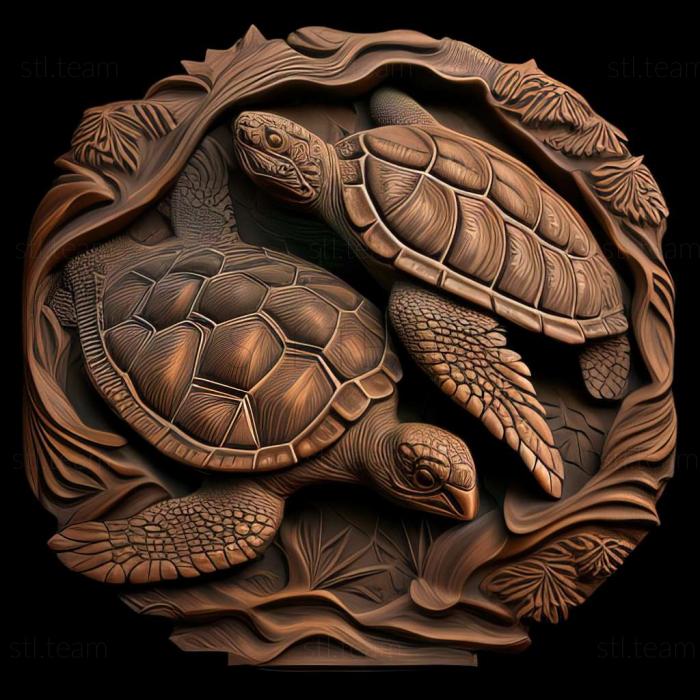 3D model Tortuga Two Treasures (STL)